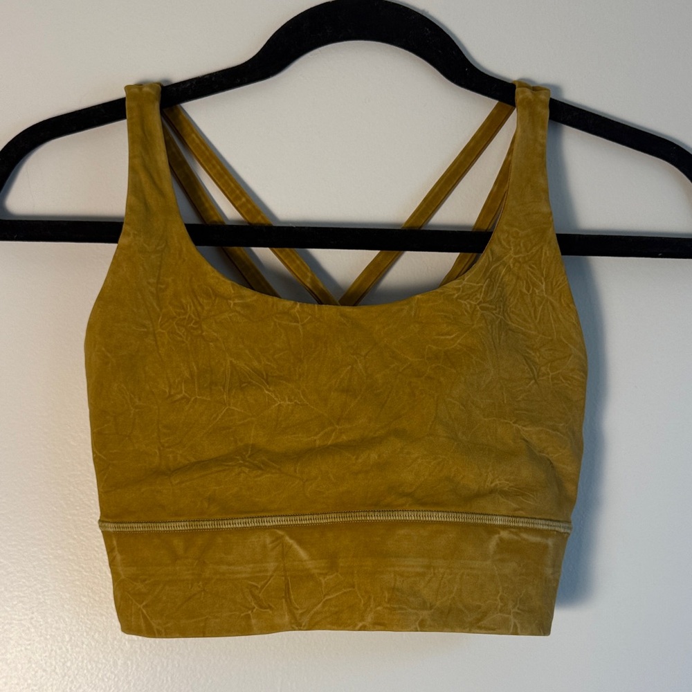 Lululemon Longline Energy Bra Ice Dye Spiced Bronze